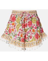 FARM Rio - Shorts Banana Flowers De Algodon - Lyst