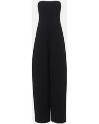 KHAITE - Lennex Corset Crepe Jumpsuit - Lyst