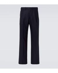 Saman Amel - Pantalones Rectos Amo De Sarga De Lana - Lyst