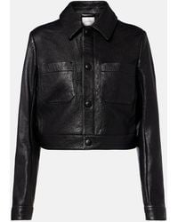 FRAME - The Small Leather Jacket - Lyst