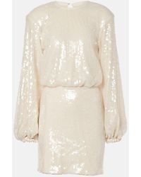 ROTATE BIRGER CHRISTENSEN - Minikleid Mit Pailletten - Lyst