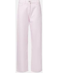 Magda Butrym - Mid-Rise Wide-Leg Jeans - Lyst