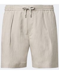 Ralph Lauren - Silk And Linen Shorts - Lyst