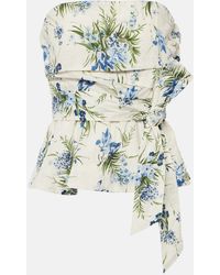Veronica Beard - Top Bustier En Coton - Lyst