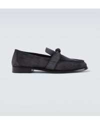 Bottega Veneta - Loafers Astaire Knot Aus Veloursleder - Lyst