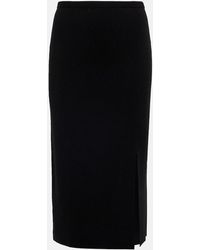 Diane von Furstenberg - Side-Slit Midi Skirt - Lyst