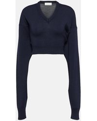 Sportmax - Pomez Cropped Wool Sweater - Lyst