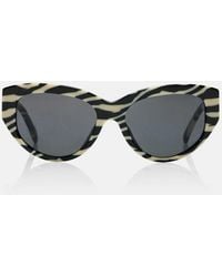 Dolce & Gabbana - Dg Crossed Cat-Eye Sunglasses - Lyst