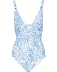 Femme Articles de plage et maillots de bain Articles de plage et maillots de bain Melissa Odabash Maillot de bain Sydney Synthétique Melissa Odabash en coloris Bleu 
