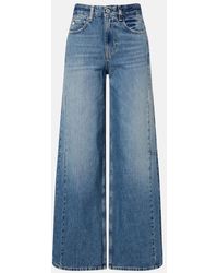 AG Jeans - Jesolo Wide-Leg Jeans - Lyst