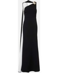 Roland Mouret - Asymmetric Caped Cady Gown - Lyst