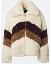 Perfect Moment - Wendbare Jacke Aus Faux Shearling - Lyst