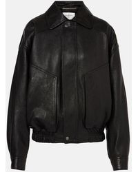 Saint Laurent - Leather Jacket - Lyst