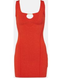 Jacquemus - La Mini Robe Sierra Ribbed-knit Minidress - Lyst