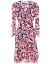 Diane von Furstenberg Wickelkleid Paloma aus Jersey - Mehrfarbig