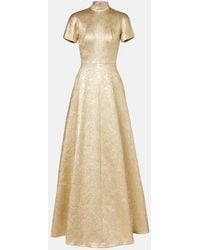 Emilia Wickstead - Malinda Metallic Cloque Gown - Lyst