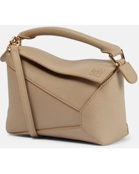 Loewe - Puzzle Edge Mini Leather Shoulder Bag - Lyst
