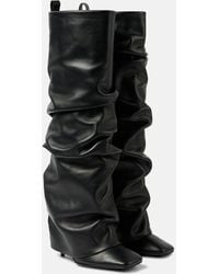 The Attico - Bottes Rea En Cuir - Lyst