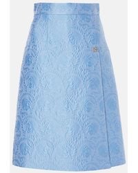 Dolce & Gabbana - Skirt With Logo - Lyst