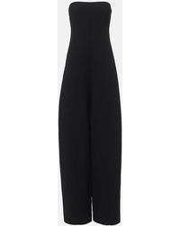 KHAITE - Lennex Corset Crepe Jumpsuit - Lyst