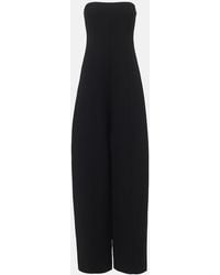 KHAITE - Lennex Corset Crepe Jumpsuit - Lyst