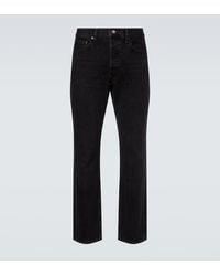 FRAME - The Straight Mid-Rise Straight Jeans - Lyst
