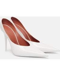 AMINA MUADDI - Anok 105 Patent Leather Pumps - Lyst