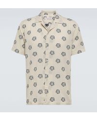 Orlebar Brown - Marne Cotton-Blend Jacquard Bowling Shirt - Lyst