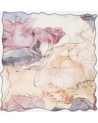 Lemaire - Printed Cotton Scarf - Lyst