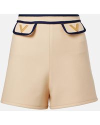 Valentino Garavani - Crepe Couture Shorts - Lyst