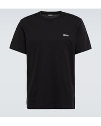 ZEGNA - Logo Cotton T-Shirt - Lyst