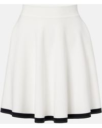 Nina Ricci - Cotton-Blend Miniskirt - Lyst