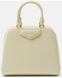 Givenchy - Antigona Cube Mini Leather Tote Bag - Lyst