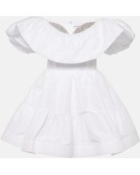 Rebecca Vallance - Bridal Mallory Off-Shoulder Minidress - Lyst