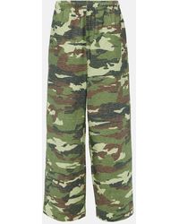 Acne Studios - Fega Camouflage Jersey Sweatpants - Lyst