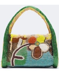 ALÉMAIS - Verzierte Henkeltasche Limelight - Lyst