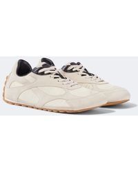 Bottega Veneta - Orbit Flash Suede-Trimmed Sneakers - Lyst