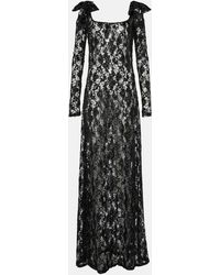Nina Ricci - Bow-detail Lace Gown - Lyst