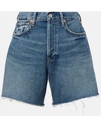 Citizens of Humanity - Marlow Long Denim Shorts - Lyst