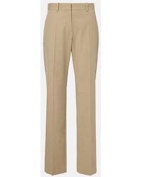 The Row - Selvie Cotton Straight Pants - Lyst