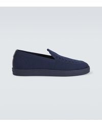 Giorgio Armani - Slip-Ons Aus Strick - Lyst