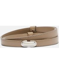 SAVETTE - Guertel Symmetry Aus Leder - Lyst
