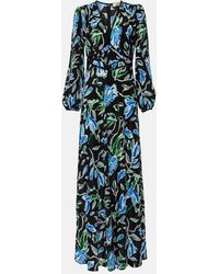 Diane von Furstenberg - Seline Floral Maxi Dress - Lyst