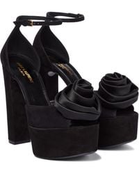 saint laurent platform pumps