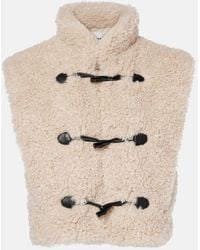 Isabel Marant - Weste Alisa Aus Faux Fur - Lyst