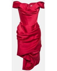 Vivienne Westwood - Minikleid Nova Cora Aus Satin - Lyst