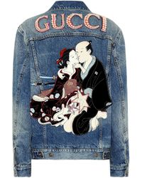 Gucci Jean and denim jackets for Women | Online Sale up to 10% off | Lyst