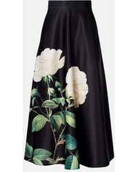 LEO LIN - Rosalyn Floral Maxi Skirt - Lyst