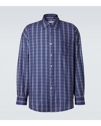 Our Legacy - Borrowed Checked Cotton Shirt - Lyst
