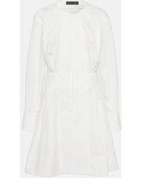 Proenza Schouler - Eileen Cotton Poplin Minidress - Lyst